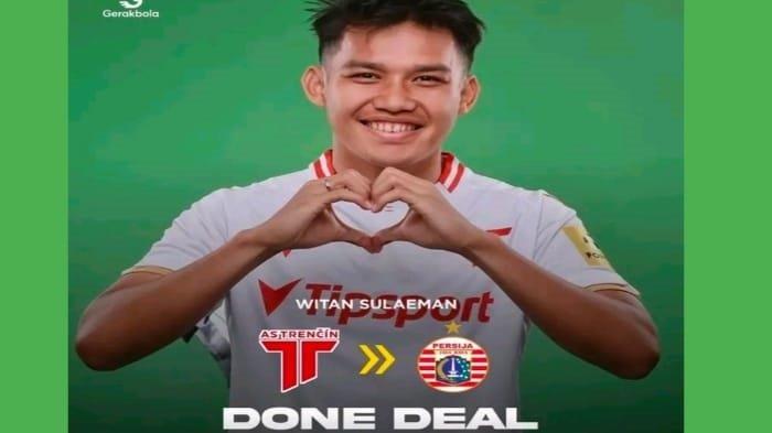 Rumor transfer Persija Jakarta di Liga 1 2023, giliran Witan Sulaeman masuk bursa usai kabar Marko Simic bakal dilepas Macan Kemayoran? Transfer paruh musim di Liga Indonesia tersebut mulai dibuka pada 1 November hingga 28 November 2023 mendatang.