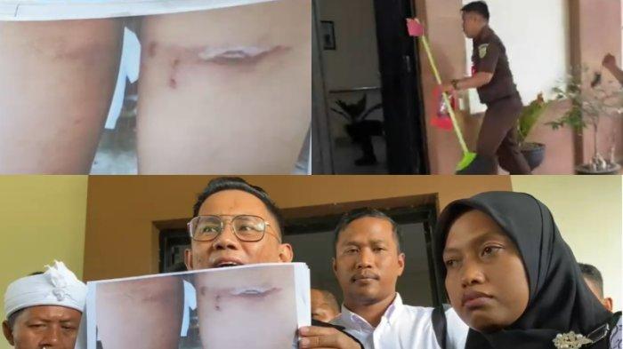 Penampakan barang bukti kasus guru Supriyani, sapu ijuk panjang, hingga foto bekas luka yang disorot saat persidangan. Sidang dugaan kasus guru aniaya murid SD di Kecamatan Baito, Konawe Selatan (Konsel), Sulawesi Tenggara (Sultra), tersebut kembali berlangsung di Pengadilan Negeri atau PN Andoolo.