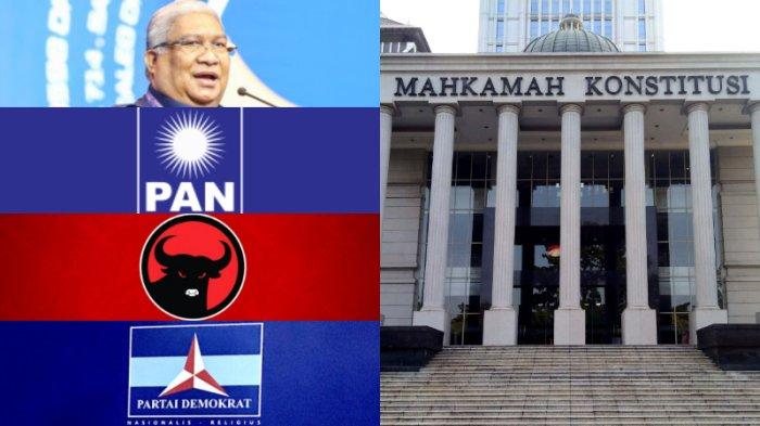 Daftar gugatan hasil Pemilu 2024 Sulawesi Tenggara (Sultra) di Mahkamah Konstitusi (MK), mulai mantan Gubernur Sultra Ali Mazi dari Partai Nasdem. Gugatan Pemilihan Umum (Pemilu) 2024 tersebut juga diajukan Partai Demokrasi Indonesia Perjuangan atau PDIP, Partai Amanat Nasional atau PAN, Partai Demokrat, serta pemohon Aliadi dari Partai Hanura.