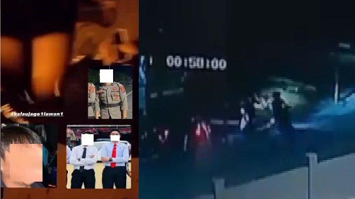 Para pelaku penyerangan di Jalan Pemuda, Kabupaten Kolaka, Sulawesi Tenggara (Sultra), diduga oknum polisi. Penyerangan pada Kamis (18/04/2024) malam lalu tersebut menyebabkan 2 korban yakni M dan P babak belur dihajar gerombolan pemotor.