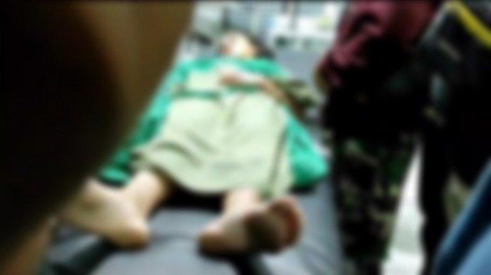 Kondisi seorang wanita asal Manado jadi korban penembakan di dekat SPBU Jalan Brigjen Katomso, Puosu Kecamatan Konda, Kabupaten Konawe Selatan, Sultra, Rabu (31/1/2023) dini hari.