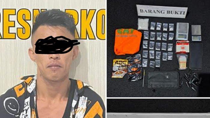 pengedar narkoba bernama PS ditangkap polisi usai kedapatan menempelkan narkoba jenis sabu di salah satu hotel yang terletak di Jl Jendral AH Nasution, Kelurahan Kambu Kecamatan Kambu Kota Kendari, Sulawesi Tenggara (Sultra).