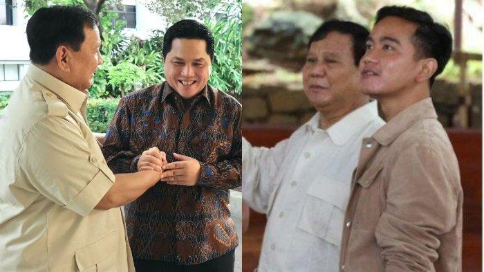 Siapa wakil Prabowo Subianto di Pemilihan Presiden atau Pilpres 2024, Gerindra, PAN, Golkar, sudah beri bocoran cawapres Prabowo terbaru. Sejumlah nama sebelumnya santer dikabarkan menjadi bakal calon wakil presiden (Cawapres) pendamping Prabowo di pilpres. Figur yang dikait-kaitkan calon wakil Prabowo adalah Wali Kota Solo Gibran Rakabuming Raka dan Menteri BUMN Erick Thohir.