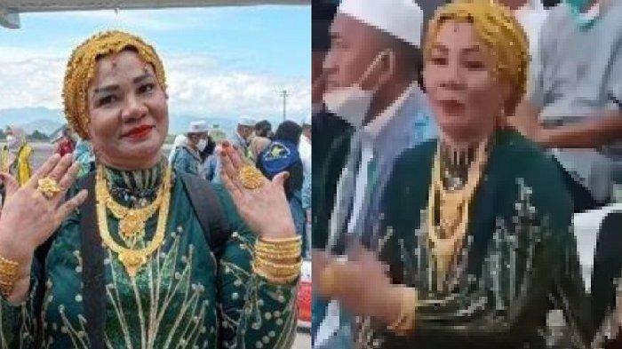 Sosok jamaah haji asal Makassar viral di media sosial gegara kenakan emas 180 gram. Ternyata sosok wanita tersebut memiliki sejumlah kos-kosan. Selain itu, ia juga dikenal dermawan di wilayahnya tempatnya tinggal.