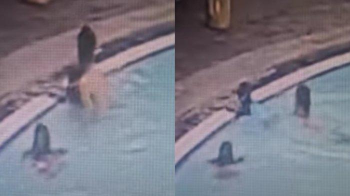 Berikut ini video viral CCTV rekaman detik-detik kematian Dante yang beredar di media sosial. Nampaknya dalam rekaman video viral CCTV tersebut pacar Tamara Tyasmara juga ikut berenang. Ia mendekat ke arah Dante yang menepi di pinggir kolam. Tak lama setelah mendekat, pacar Tamara Tyasmara menenggelamkan Dante.

Peristiwa tersebut terekam kamera CCTV dan viral di media sosial.