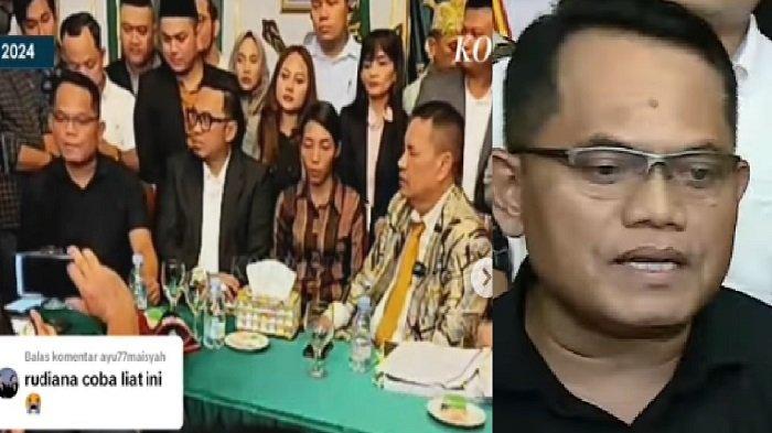 Berikut ini video viral Iptu Rudiana kompak duduk bersama keluarga Vina Cirebon.  Ia bahkan berjanji di hadapan Hotman Paris, kuasa hukum keluarga Vina Cirebon.  Iptu Rudiana mengenakan baju berwarna hitam.  Ia hadir dalam press conference bersama Hotman Paris membahas kasus Vina Cirebon di tahun 2016 silam.