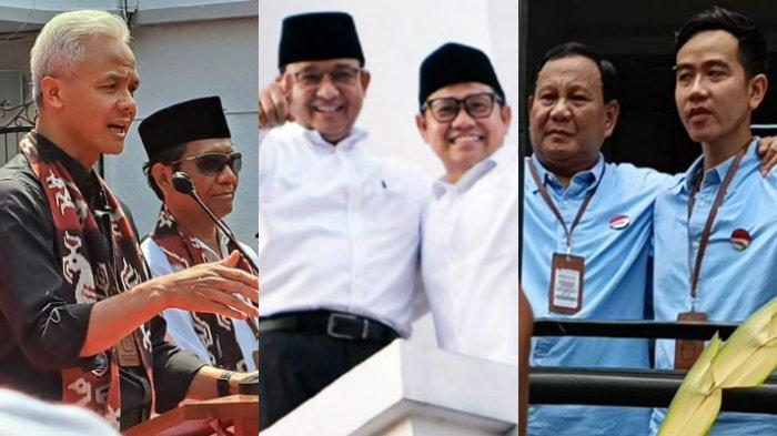 Simak 7 hasil survei Capres Cawapres 2024, perubahan elektabilitas pasangan Prabowo-Gibran, Ganjar-Mahfud, hingga Anies-Cak Imin (AMIN). Hasil survei Pemilihan Presiden atau Pilpres 2024 terbaru tersebut dilansir sejumlah lembaga survei.