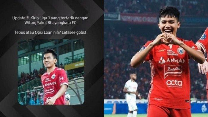 Bukan ke Persebaya Surabaya. Kabarnya winger Persija Jakarta, Witan Sulaeman jadi bidikan tim papan bawah yakni Bhayangkara FC di putaran kedua BRI Liga 1 2023-2024.