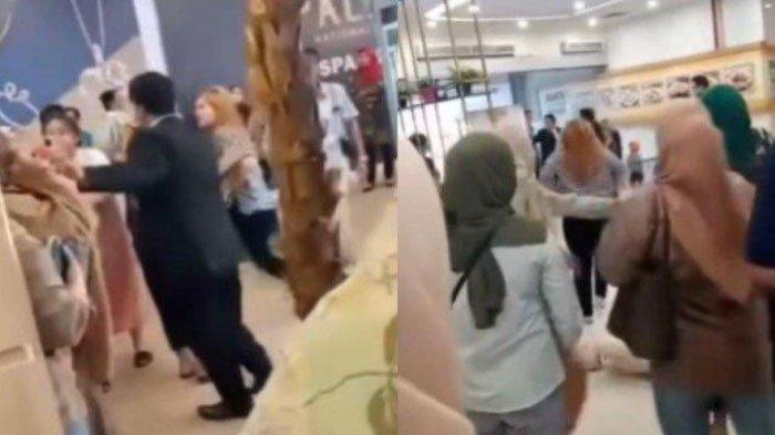 2 Wanita Adu Jotos di Mal Gorontalo