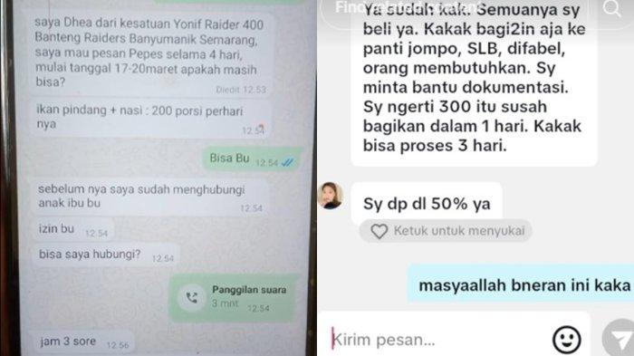 NASIB PENASANAN PEMILIK CATERING AKHIRNYA DIBELI - 800 orderan nasi pepes akhirnya dibeli seseorang setelah viral mengaku tertipu hingga alami kerrugian.
