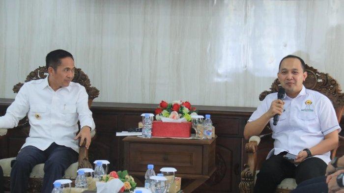 AUDIENSI -  HIPMI Palembang saat audiensi dengan Wali Kota Palembang, Ratu Dewa, Rabu (2/7/2025)