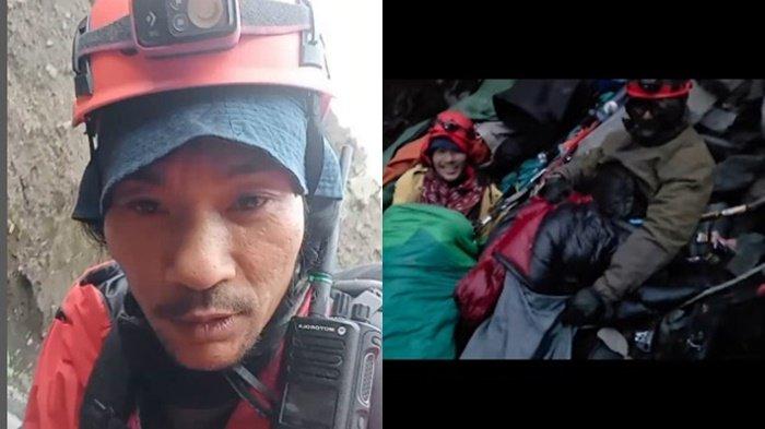 Agam Rinjani, salah satu relawan yang evakuasi jasad pendaki asal Brasil, Juliana Marins, menceritakan momen penyelamatan, tidur semalaman di tebing jurang temani jasad korban.
