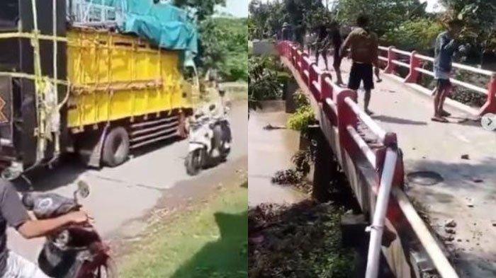 Aksi remaja di Demak, Jawa Tengah merusak jembatan agar truk sound system untuk malam takbiran bisa lewat