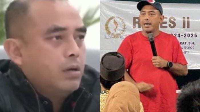 FRAKSI WALK OUT - (kiri) Momen anggota Fraksi PDIP Doni Maradona Hutabarat melakukan interupsi setelah sidang dibuka oleh pimpinan dewan saat rapat paripurna di Gedung DPRD Jabar pada Jumat (16/5/2025). (kanan) Anggota DPRD Jabar Fraksi PDIP, Doni Maradona, saat di Desa Karekhel, Kecamatan Leuwiliang, Kabupaten Bogor, pada 6 Maret 2025. Doni Maradona walk out saat Rapat Paripurna, Jumat (16/5/2025), karena geram terhadap pidato Dedi Mulyadi.