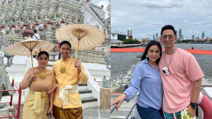 Anisa Bahar tak canggung untuk membagikan momen bahagianya liburan di Thailand dengan sang kekasih.