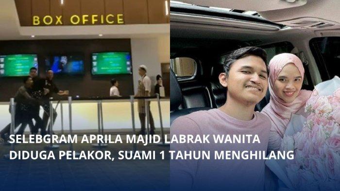 Aprila Majid akhirnya terbang ke Palembang dan langsung melabrak si pelakor duduga selingkuhan suami diketahui berinisial MA ditempat kerjanya.