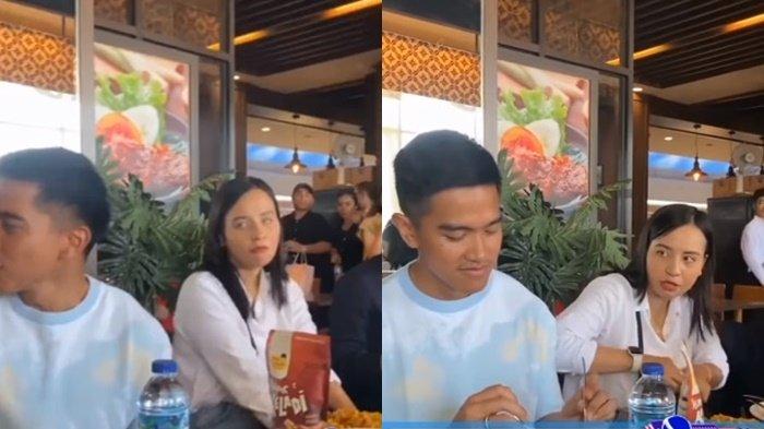 Beredar video seorang wanita diduga selebgram dinilai bertingkah tidak sopan saat makan bersama duduk di sebelah Ketua Umum PSI, Kaesang Pangarep