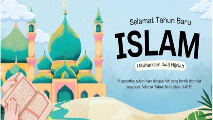 Berikut 32 gambar poster Tahun Baru Islam 2024 beserta link download gratis, desain menarik untuk status media sosial.