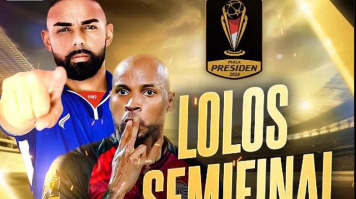 Berikut jadwal tayang acara TV pada Rabu (31/7/2024) Semifinal Piala Presiden Persis Solo vs Arema FC pukul 19.00 WIB tayang di Indosiar dan Vidio.