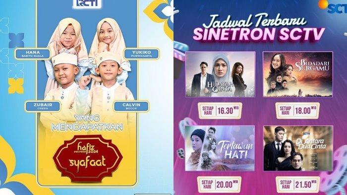 Berikut jadwal tayang acara TV pada Selasa (2/4/2024) di NET TV, SCTV, RCTI, Trans TV, Trans 7, dan Indosiar. Program acara AKSI Asia hadir kembali