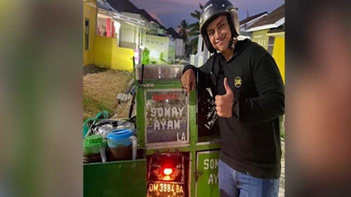 Bripda Daffa Mahessa Hamid, polisi yang viral di media sosial nyambi jualan siomay.
