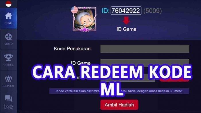 Cara Klaim Kode Redeem ML (Mobile Legends: Bang Bang) dari Moonton 26 Oktober 2025