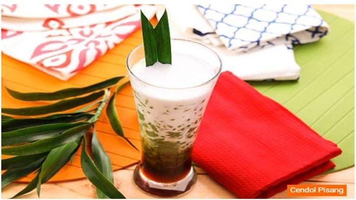 Cendol pisang, salah satu menu di Daftar menu buka puasa rumahan untuk 30 hari Ramadhan 2024.