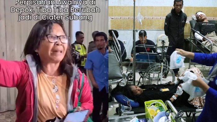 Riris, salah satu wali murid SMK Lingga Kencana Depok, kecewa anak asuhnya jadi korban kecelakaan maut di Subang, Jawa Barat