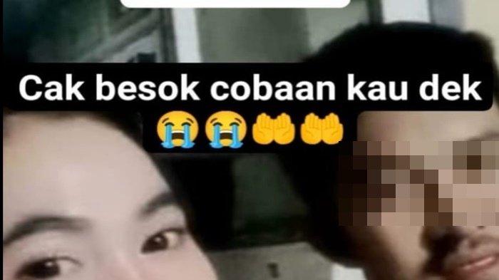 CALON PASANGAN PENGANTIN - Foto Budi dan Adel yang rencananya akan menikah, tersebar pada Jumat (23/5/2025). Sebelumnya Budi dilaporkan hanyut di Sungai Ogan, namun ternyata kembali ke kediamannya.