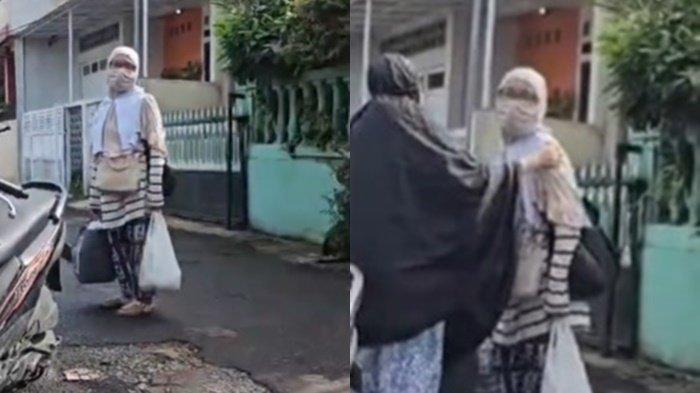 Emak-emak yang viral minta sedekah ternyata kini sudah sampai di Kota Bogor.