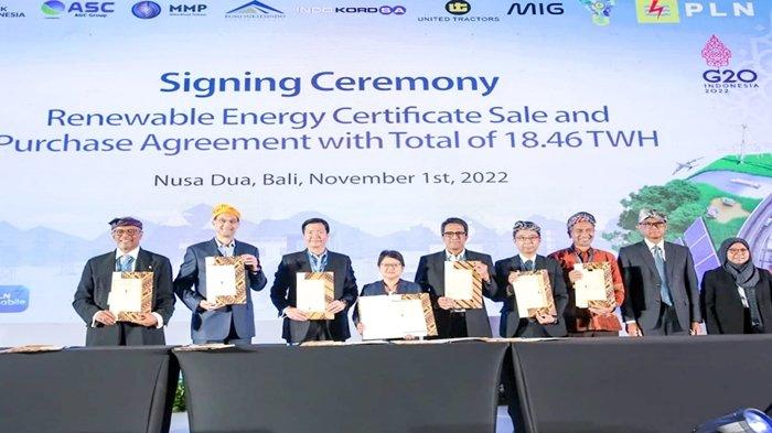 Menjelang KTT G20, 6 Perusahaan Dukung Energi Hijau Lewat REC PLN ...