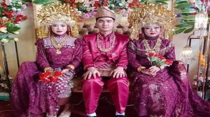 Epan Padli (25) Pria dari Desah Pauh Muratara Menikahi Dua Wanita Sekaligus Bernama Halima Leti dan Purnama Linda.
