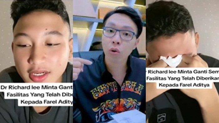 Farel Aditya yang awalnya dibiaya hidup hingga disekolahkan oleh dr Richard Lee, kini memilih mundur dan berujung dimintai ganti rugi Rp 40 juta.