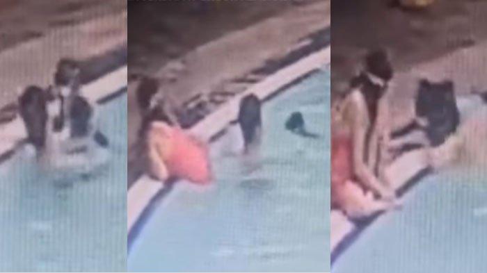 Gelagat YA Tarik Dante Masuk Kolam Renang, Lihat Sekitar Sebelum Tenggelamkan Anak Tamara Tyasmara