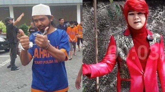 (kiri) Gus Samsudin (kanan) Pesulap Merah, spiritualis kondang itudituntut hukuman pidana dua tahun enam bulan penjara buntut kontennya boleh bertukar istri jaminan surga