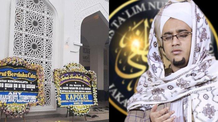 Habib Hasan dimakamkan di Gubah Umi Fatmah Al-Althos persis di samping masjid Nurul Musthofa Center siang ini Kamis(14/3/2024) warga terus berdatangan