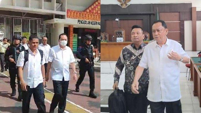 Sarimuda mantan calon Walikota Palembang hadir di PN Palembang untuk menjalani sidang perdana kasus dugaan korupsi PT SMS, Senin (29/1/2024).