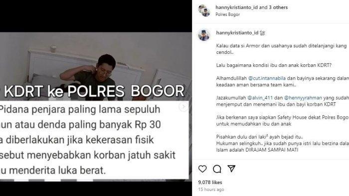 Hanny Kristianto, mengaku bersedia menyediakan 'safety house' untuk Cut Intan Nabila dan bayinya dekat dengan Polres Bogor, tempat Armor Toreador kini diamankan.