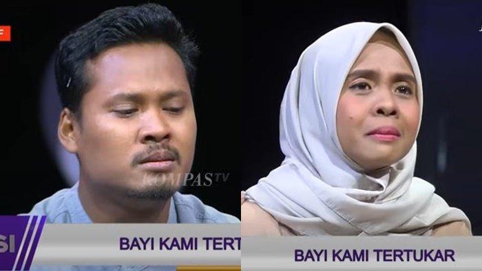 Hartono dan Dian, orangtua bayi tertukar di Bogor. Hartono mengaku menangis sejadi-jadinya saat tes DNA diumumkan bahwa bayinya tertukar