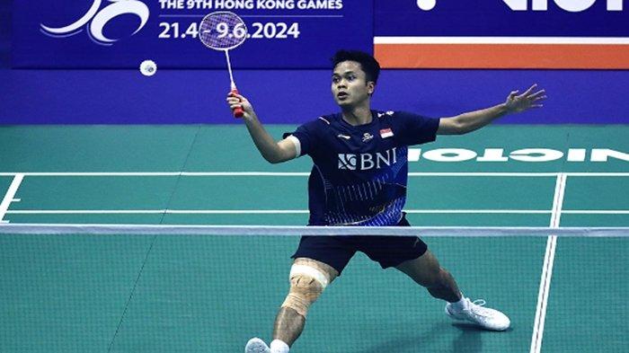 Hasil Hongkong Open 2023 : Anthony Ginting Melaju ke Semifinal Hanya Dalam 38 Menit Bertanding