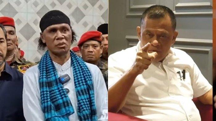 HERCULES PERINGATI GATOT NURMANTYO- (Kiri) Hercules beri pesan keras terhadap eks Panglima TNI Jenderal (Purn) Gatot Nurmantyo (kiri) yang sempat ikut menegur dirinya, tak akan takut, ogah minta maaf,