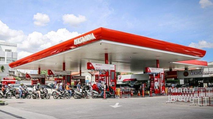 Ilustrasi SPBU Pertamina.