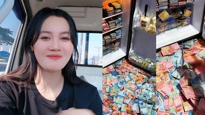 Inilah sosok Viurin Nursery(30) pemilik kulkas isi uang berserakan di Pasuruhan. mengaku senang video yang direkamnya menjadi viral di media sosial.
