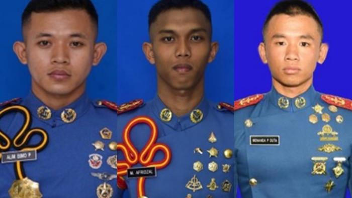 PERAIH ADHI MAKAYASA 2025 -  Inilah sosok peraih Adhi Makayasa 2025. (kiri) Sermatar Alim Bimo Pratowo  (tengah) Sermatar Muh Afridzal Mukhlis (kanan) Sermatar Menenda Putra Duta.