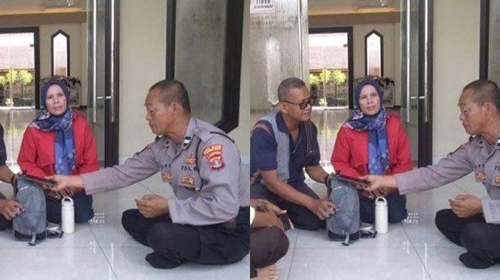 Inilah sosok polisi yang temukan uang Rp100 juta milik pemudik di rest area tol Lampung.
