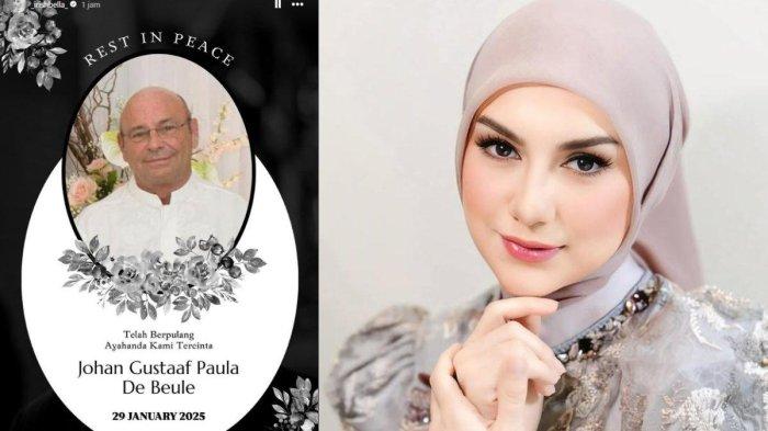 AYAH IBEL MENINGGAL - Irish Bella mengumumkan meninggalnya sang ayah, Johan De Beule alias Papa Jo, melalui Instagram pada Kamis (30/1/2025). Papa Jo meninggal dunia di Belgia pada Rabu (29/1/2025) (Instagram @_irishbella_)