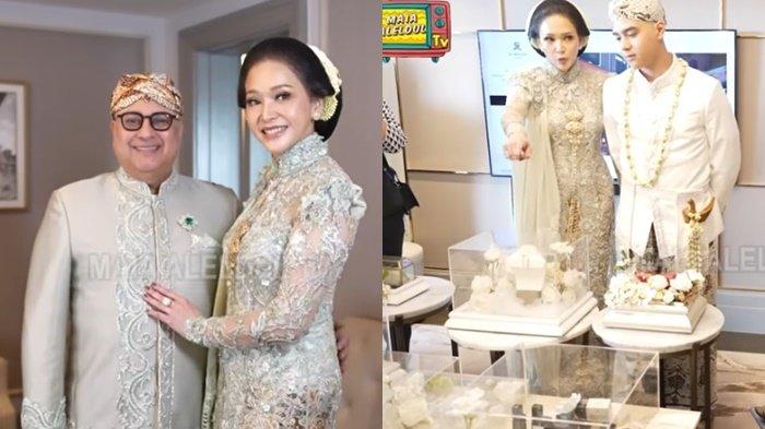 SPONSOR PERNIKAHAN AL- Irwan Mussry bersama Maia Estianty dan Al Ghazali jelang akad nikah, Senin (17/6/2025). Irwan Mussry yang dikenal sebagai pengusaha ternama ini sebagai sponsor utama di acara akad nikah putranya, Al Ghazali, Pemilik Time International