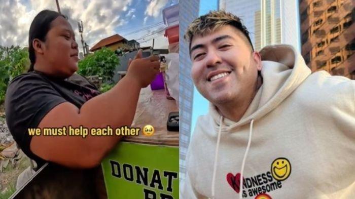 Isaiah Garza, sosok bule pemberi rumah untuk pedagang donat pinggir jalan. Videonya viral di TikTok