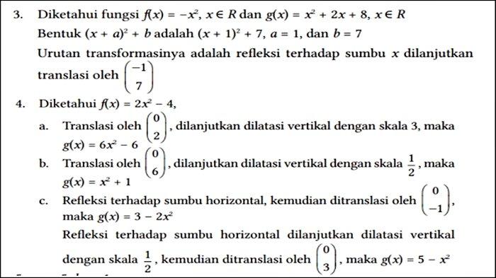 Jawaban Soal 3 dan 4 Matematika Kelas 12 Halaman 46 47 Kurikulum Merdeka.