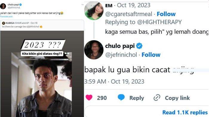Jefri Nichol Ngamuk di Twitter, Emosi Disebut Netizen Lemah Tinju dengan El